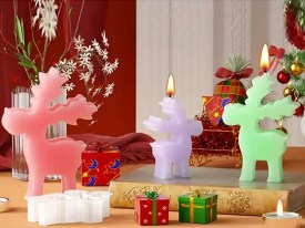 Molde silicona ALCE de Navidad